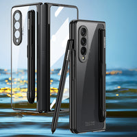 Mobile Phone Case Folding All-inclusive Electroplating Transparent Anti-drop