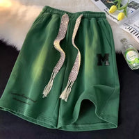 American High Street Fashionable Large Trunks Loose Sports And Leisure Middle Pants