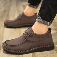 Fashion Men's British Style Casual Leather Shoes