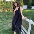 Polka-dot Sleeveless Dress For Women