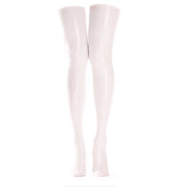 Sexy Anime Cosplay Glossy High-Elastic Latex Patent Leather Over-the-Knee Thigh-High Stockings