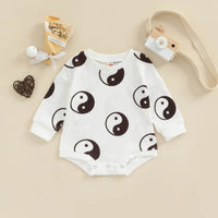 Baby One-piece Suit Knitted Long Sleeve