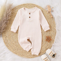 Children's Multi-color Knitted Crawling Suit