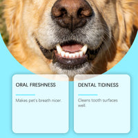 Pet Dental Finger Cots With Wipes
