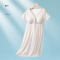 Breastfeeding Dress Thin Breastfeeding Modal Pajamas Pregnant Women
