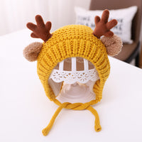 Men's And Women's Baby Plus Velvet Warm Knitted Hat