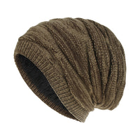Men's And Women's Same Style Warm Fleece Wool Knitted Hat