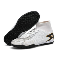 Turf Soccer Shoes Men's High-top Plus Size Football Shoes