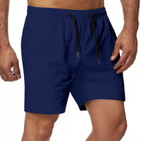 Summer Men's Shorts Candy Color Waterproof Quick-drying Knee Length Pants