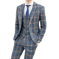 Mens 3-piece Suit In Korean And British Styles, Slim-fit