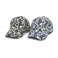 Spring And Summer Men And Women Baseball Cap Paisley Pattern Printed Baseball Cap