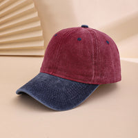 Men's And Women's Matching Embroidered Small Circle Striped Adjustable Washable Fashion Casual Baseball Cap For Daily Commuting And Traveling Combinations