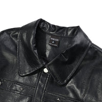 Turtle Crack Motorcycle Leather Outer Loose Leisure