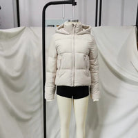 Fashion Zipper Loose-fitting Short Coat Women