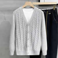 Men's Knitted Autumn And Winter Sweater Casual Jacket