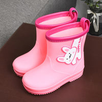 Removable Cartoon Giraffe Rain Shoes Boys And Girls Animal Pattern Rain Boots