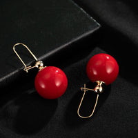 Large Pearl Silver Pearl Ear Clips For Women