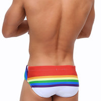UXH Rainbow Sports Swim Briefs