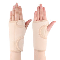 Steel-plate Supported Adjustable Breathable Mesh Wrist Brace For Sports And Sprains