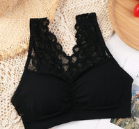 Lace Plus Size Plus-sized Seamless Beauty Back Tube Top Without Steel Ring Women