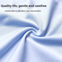 Ice Silk Comfort Breathable Solid Color Elephant Nose Boys Mid-waist Underwear