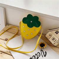 Girls Cute Strawberry Cross-body Men And Women Baby Coin Purse Decoration Bag