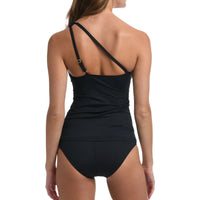 European And American Swimwear Bikini Women's Solid Color Shoulder