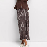 Lady's Polka Dot Print Dress