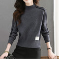 Short Sweater Women's Small Foreign Wool Bottoming Shirt Autumn And Winter
