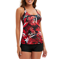 European And American Split Swimsuit Printing