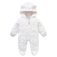 Fashion Newborn Clothes Baby Fleece-lined Jumpsuit