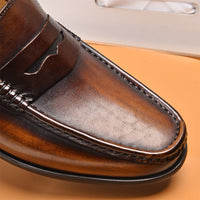 Men's Fashion Breathable Casual Leather Shoes