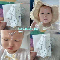 Comes With Sticky Pearl Stick-on Crystals Transparent Photo Shoot
