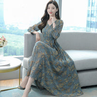 Waist-cinching Dress For Middle-aged Moms