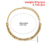 Retro Geometric Tassel Portrait Body Chain Female