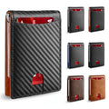 Leather Multifunctional Card Sleeve Microfiber Wear-resistant Rfid Anti-theft Swiping