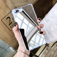 Anti-drop All-inclusive Soft Shell Airbag Mirror Mobile Phone Case