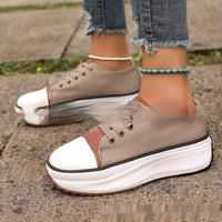 Low-top Lace Up Casual Shoes