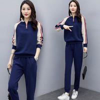 Women's Casual Sportswear Set For Spring And Autumn