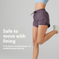 Sports Shorts Women's Quick-drying Breathable And Loose Fake Two Pieces