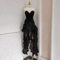 New Womens Dress Asymmetric Socialite-style Gown