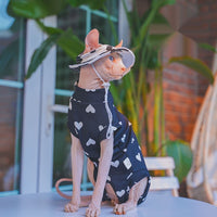 Hairless Cat Pet Ice Silk Cooling Four-Legged Belly-Covering Shirt Short-Sleeve Vest