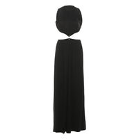 Womens Fashionable Sexy Midriff-baring Sleeveless Dress