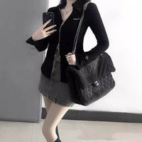 Black Long-sleeve Zipper Cardigan Slim Fit Sun Protection Top