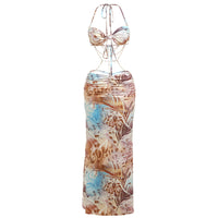Bohemian Slim-fit Backless Sexy Chic Resort Dress