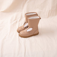 Cartoon Animals Children snow boots Genuine Leather rabbit