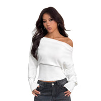 New Fallwinter Relaxed-fit Off-shoulder Style With A Laid-back Vibe