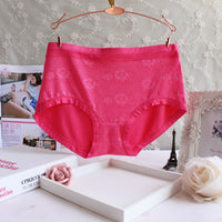 Large Size Ladies' Underwear Mid-high Waist Breathable Middle-aged Mom Briefs