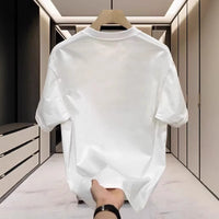 Boy's Printed Crewneck Short-Sleeve Loose T-Shirt