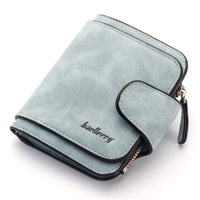Ladies Wallet New Buckle Frosted Leather Cute